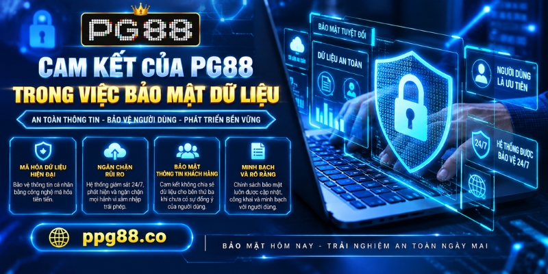 Cam kết của PG88 trong việc bảo mật dữ liệu